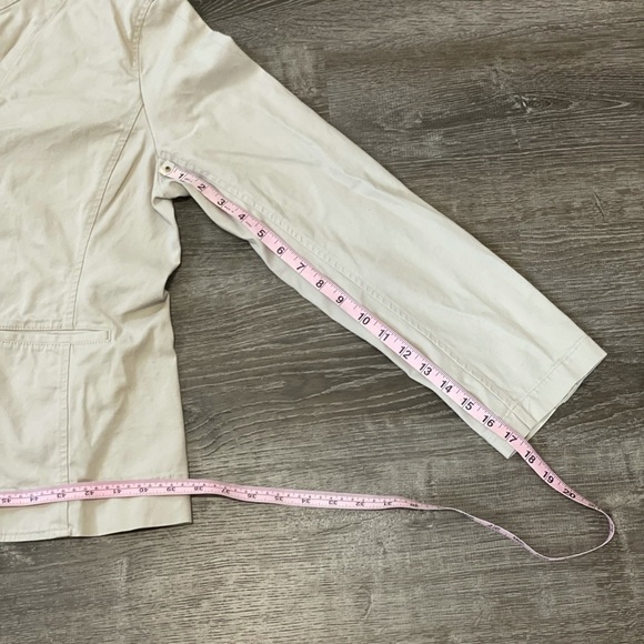 Eileen Fisher Cotton Blend Button Up Jacket size Medium - Picture 9 of 9